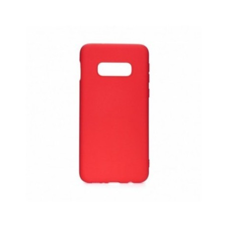 SOFT auf Samsung Galaxy S10e FORCELL Silikonhülle Rot