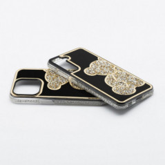 Apple iPhone 12 Hülle Teddy bear Gold