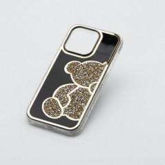 Apple iPhone 12 Hülle Teddy bear Gold