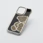 Apple iPhone 12 Hülle Teddy bear Gold