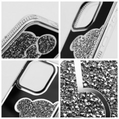 Apple iPhone 13 Hülle Teddy bear Silber