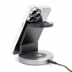 Apple iPhone 16 Plus Hülle Electro Mag MagSAFE  Silber