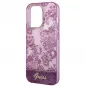 Apple iPhone 14 Pro Hülle Guess IML Electro Cam TDJ Fuchsie