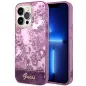 Apple iPhone 14 Pro Hülle Guess IML Electro Cam TDJ Fuchsie
