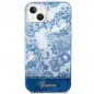 Apple iPhone 14 Hülle Guess IML Electro Cam TDJ Blau