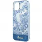 Apple iPhone 14 Hülle Guess IML Electro Cam TDJ Blau