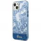 Apple iPhone 14 Hülle Guess IML Electro Cam TDJ Blau