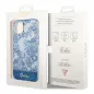 Apple iPhone 14 Hülle Guess IML Electro Cam TDJ Blau