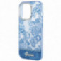 Apple iPhone 14 Pro Max Hülle Guess IML Electro Cam TDJ Blau