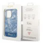 Apple iPhone 14 Pro Max Hülle Guess IML Electro Cam TDJ Blau
