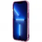 Apple iPhone 14 Hülle Guess IML Electro Cam TDJ Fuchsie