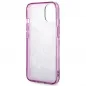 Apple iPhone 14 Hülle Guess IML Electro Cam TDJ Fuchsie