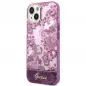 Apple iPhone 14 Hülle Guess IML Electro Cam TDJ Fuchsie