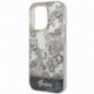Apple iPhone 14 Pro Hülle Guess IML Electro Cam TDJ Grau