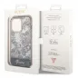Apple iPhone 14 Pro Hülle Guess IML Electro Cam TDJ Grau