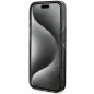 Apple iPhone 15 Pro Max Hülle Guess Liquid Glitter Gold Stripes Schwarz