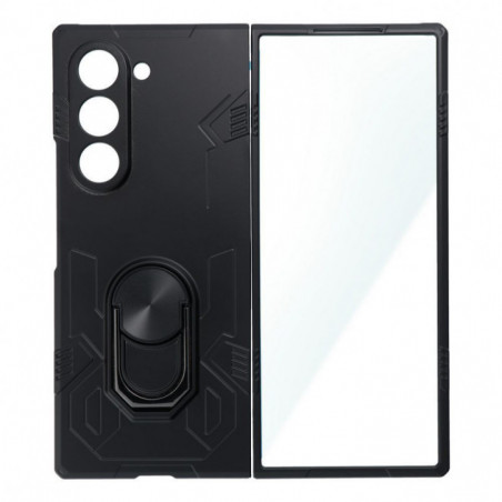 Samsung Galaxy Z Fold6 Gehärtete Abdeckung Armor Schwarz