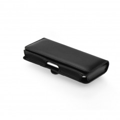 Samsung Galaxy A21s Universaletui, Horizontale holster Chic VIP Elegant  Schwarz 