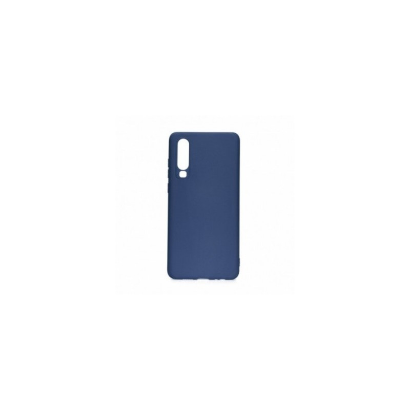 SOFT auf Huawei P30 FORCELL Silikonhülle Blau
