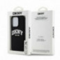 Apple iPhone 13 Pro Hülle DKNY Silicone White Arch Logo MagSAFE  Schwarz