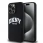Apple iPhone 13 Pro Max Hülle DKNY Silicone White Arch Logo MagSAFE  Schwarz
