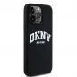 Apple iPhone 13 Pro Max Hülle DKNY Silicone White Arch Logo MagSAFE  Schwarz