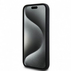 Apple iPhone 14 Hülle DKNY Silicone White Arch Logo MagSAFE  Schwarz