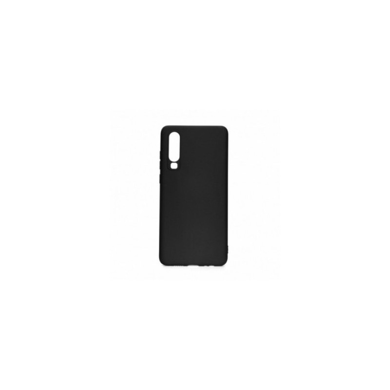 SOFT auf Huawei P30 FORCELL Silikonhülle Schwarz