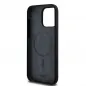 Apple iPhone 14 Pro Max Hülle DKNY Silicone White Arch Logo MagSAFE  Schwarz
