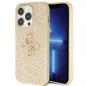 Apple iPhone 14 Pro Max Hülle Guess Fixed Glitter Big 4G Gold