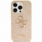Apple iPhone 14 Pro Max Hülle Guess Fixed Glitter Big 4G Gold