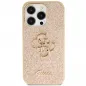 Apple iPhone 14 Pro Max Hülle Guess Fixed Glitter Big 4G Gold