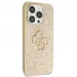 Apple iPhone 14 Pro Max Hülle Guess Fixed Glitter Big 4G Gold