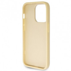 Apple iPhone 14 Pro Max Hülle Guess Fixed Glitter Big 4G Gold