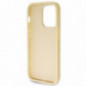 Apple iPhone 14 Pro Max Hülle Guess Fixed Glitter Big 4G Gold