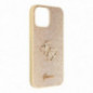 Apple iPhone 13 Pro Max Hülle Guess Fixed Glitter Big 4G Gold