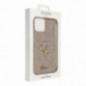 Apple iPhone 13 Pro Max Hülle Guess Fixed Glitter Big 4G Gold