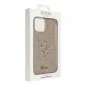 Apple iPhone 13 Pro Max Hülle Guess Fixed Glitter Big 4G Gold