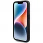 Apple iPhone 15 Pro Max Hülle Guess Fixed Glitter Big 4G Schwarz