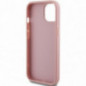 Apple iPhone 15 Hülle Guess Fixed Glitter Big 4G Rosa