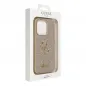 Apple iPhone 14 Pro Hülle Guess Fixed Glitter Big 4G Gold