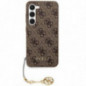 Samsung Galaxy S24 PLUS Hülle Guess 4G Charm Braun