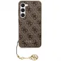 Samsung Galaxy S24 PLUS Hülle Guess 4G Charm Braun