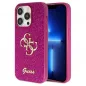 Apple iPhone 15 Pro Max Hülle Guess Fixed Glitter Big 4G Lila (Purple)
