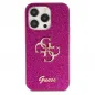 Apple iPhone 15 Pro Max Hülle Guess Fixed Glitter Big 4G Lila (Purple)