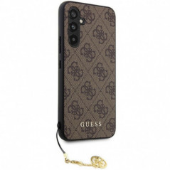 Samsung Galaxy S23 FE Hülle Guess 4G Charm Braun