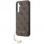 Samsung Galaxy S23 FE Hülle Guess 4G Charm Braun