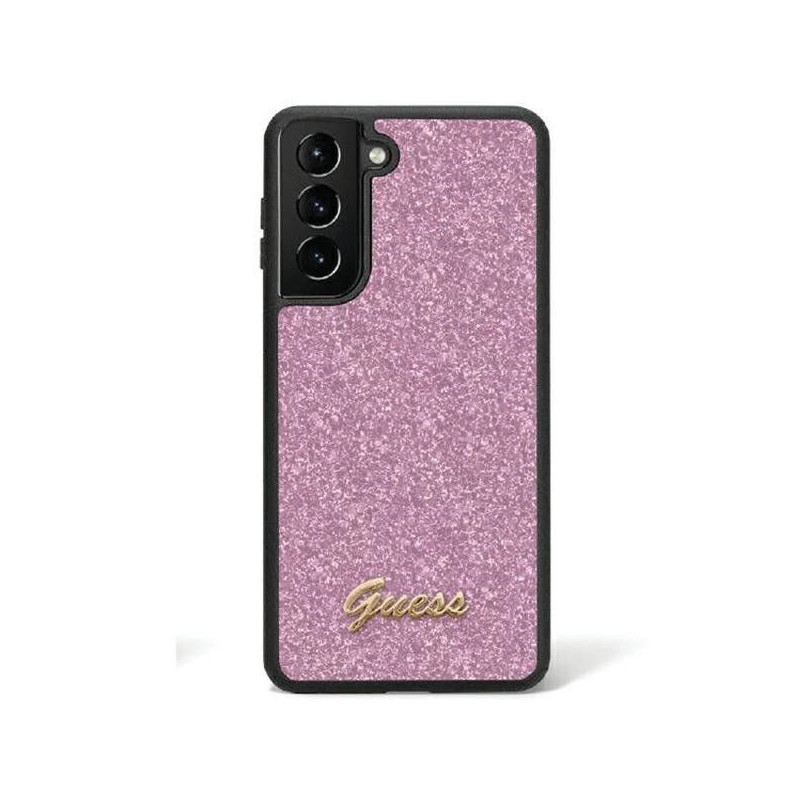 Samsung Galaxy S24 ULTRA Hülle Guess Glitter Script Lila (Purple)