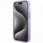 Apple iPhone 15 Plus Hülle Guess Glitter Script Logo - Ring stand MagSAFE  Lila (Purple)