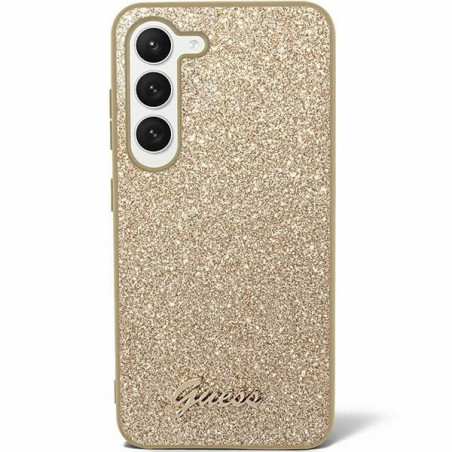 Samsung Galaxy S24 PLUS Hülle Guess Glitter Script Gold